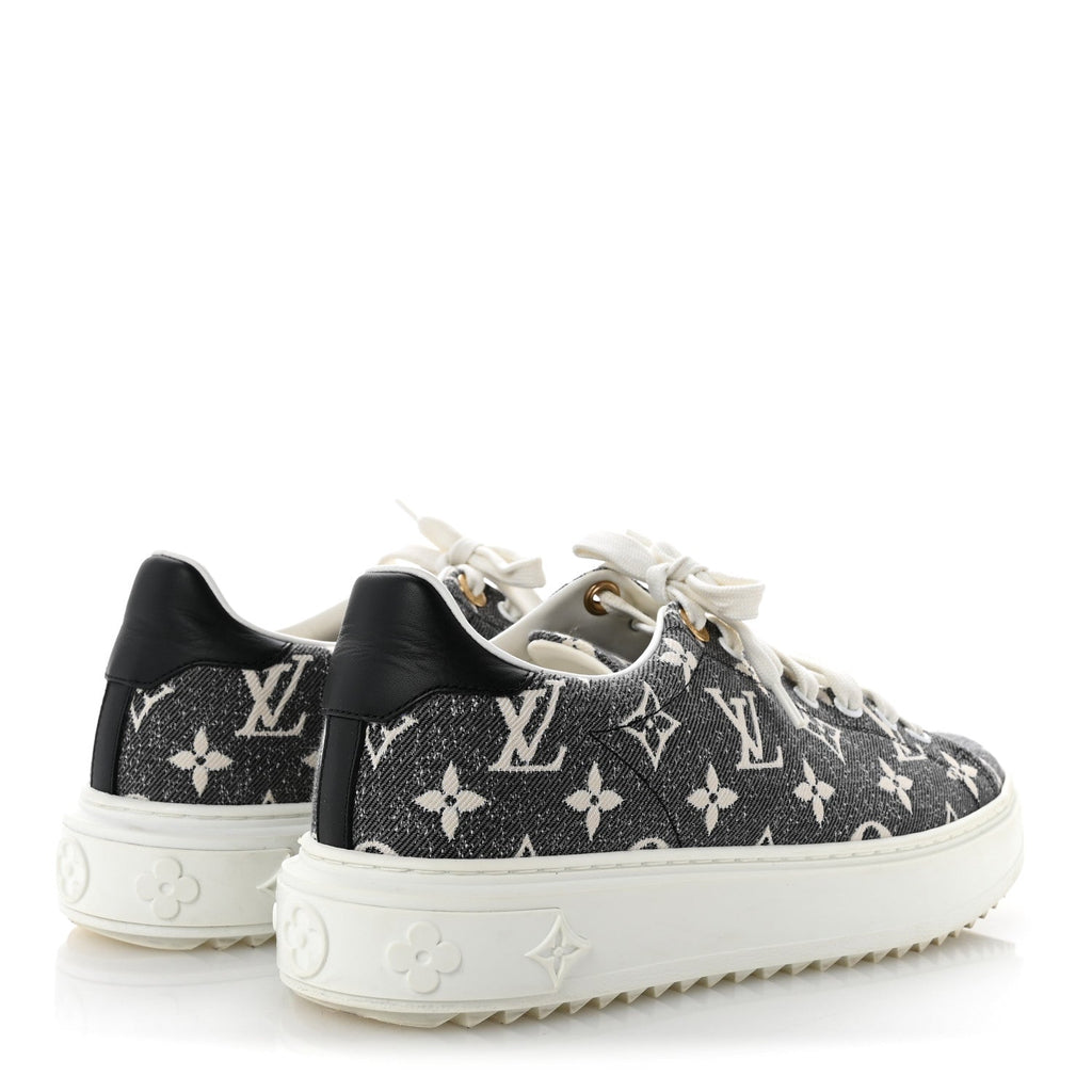 Denim Monogram Time Out Sneakers 39