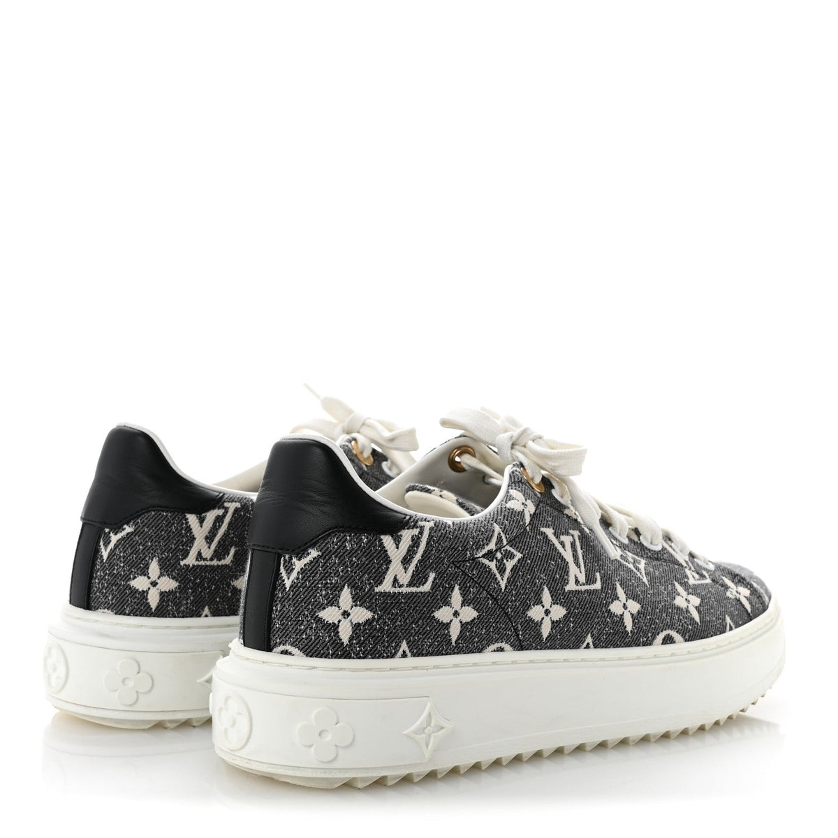 Denim Monogram Time Out Sneakers 39