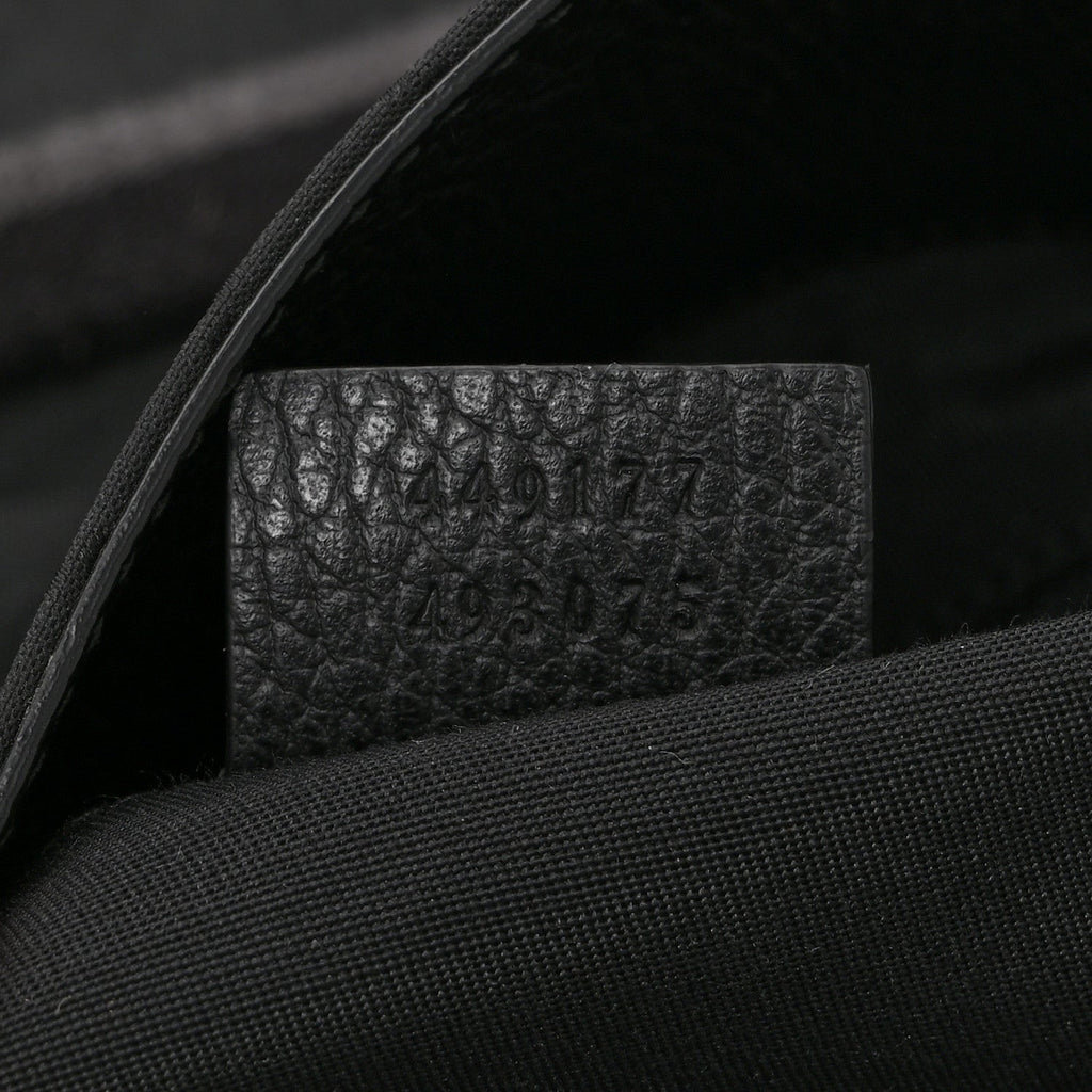 Nylon Monogram Vertical Tote Black