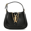 Boarded Dyana Lux Calfskin Nano Jackie 1961 Hobo Black