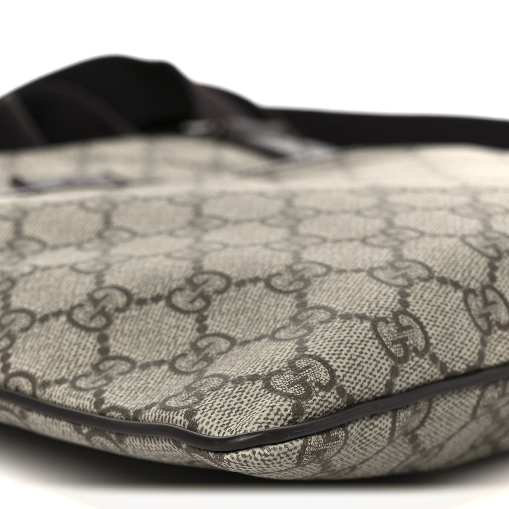 GG Plus Monogram Medium Flat Messenger Bag Dark Brown