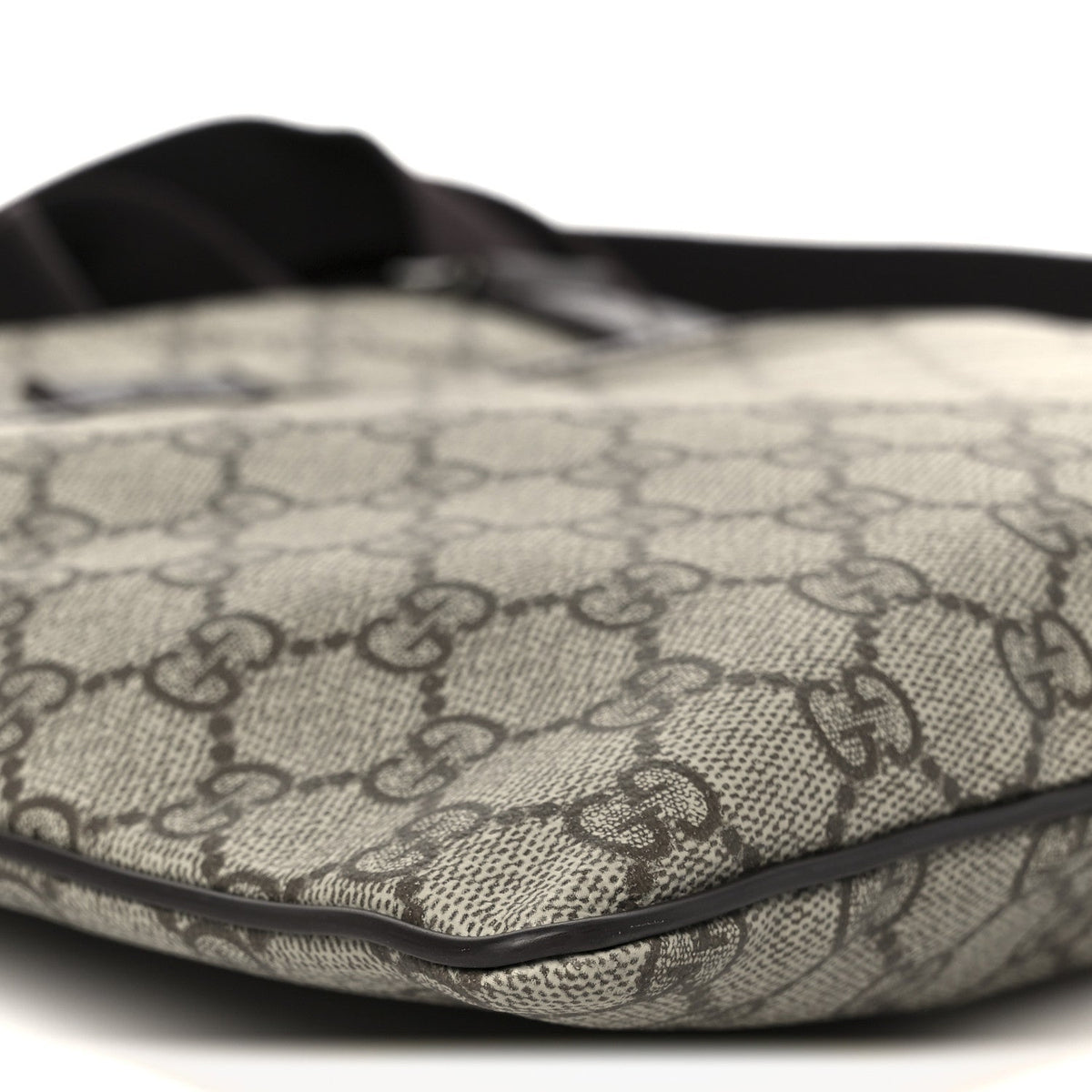 GG Plus Monogram Medium Flat Messenger Bag Dark Brown