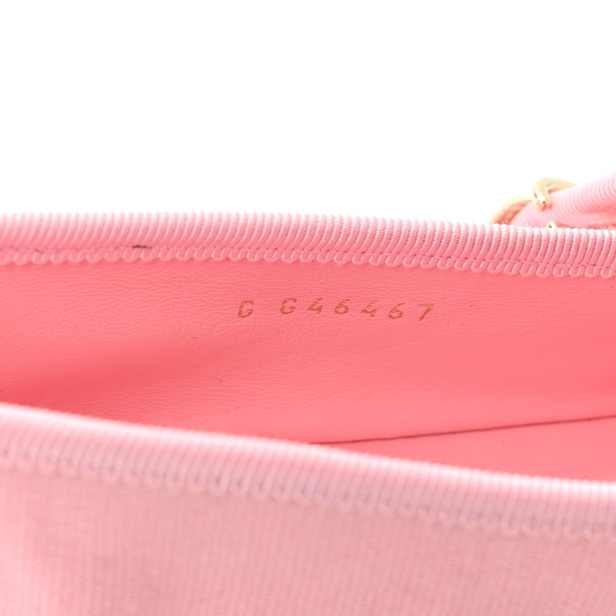 Fabric Grosgrain Mary Jane Flats 38 Light Pink Black