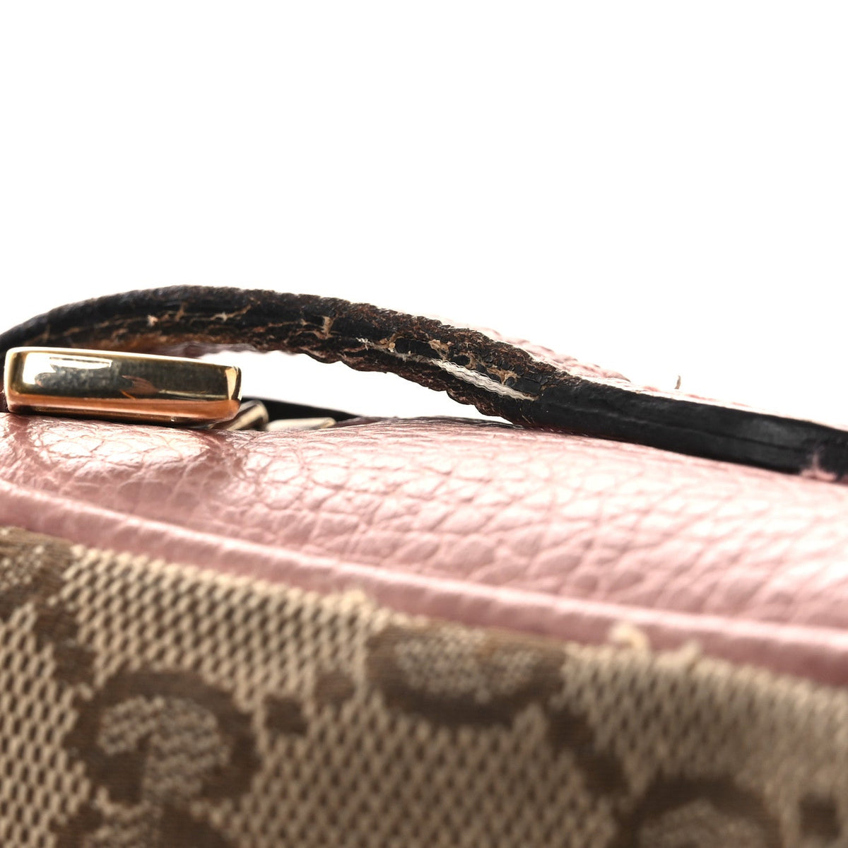 Monogram Mini Bree Messenger Bag Beige Soft Pink