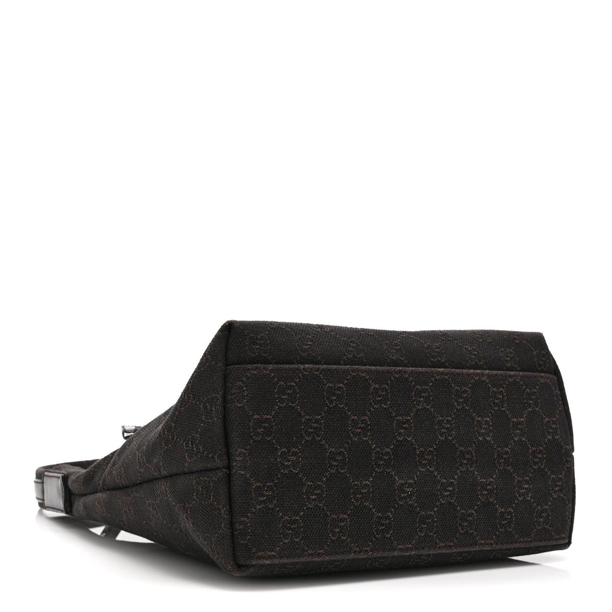 Denim Monogram Small Hobo Dark Brown