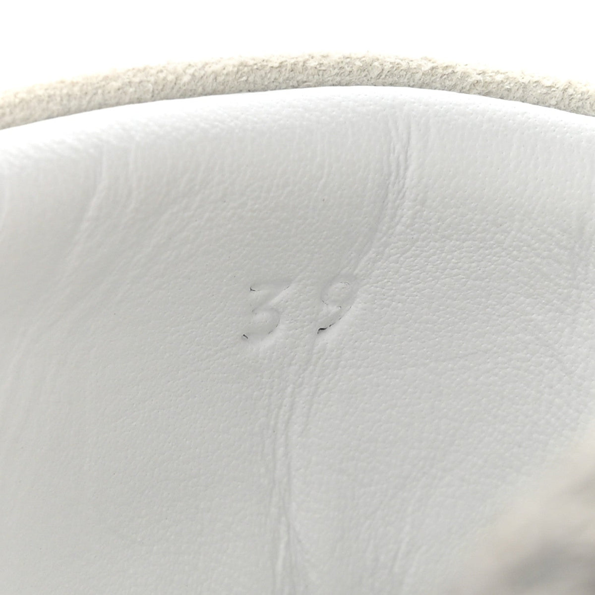 Air Mesh Suede Goatskin Bouncing Sneakers 39 Gris Lulea White