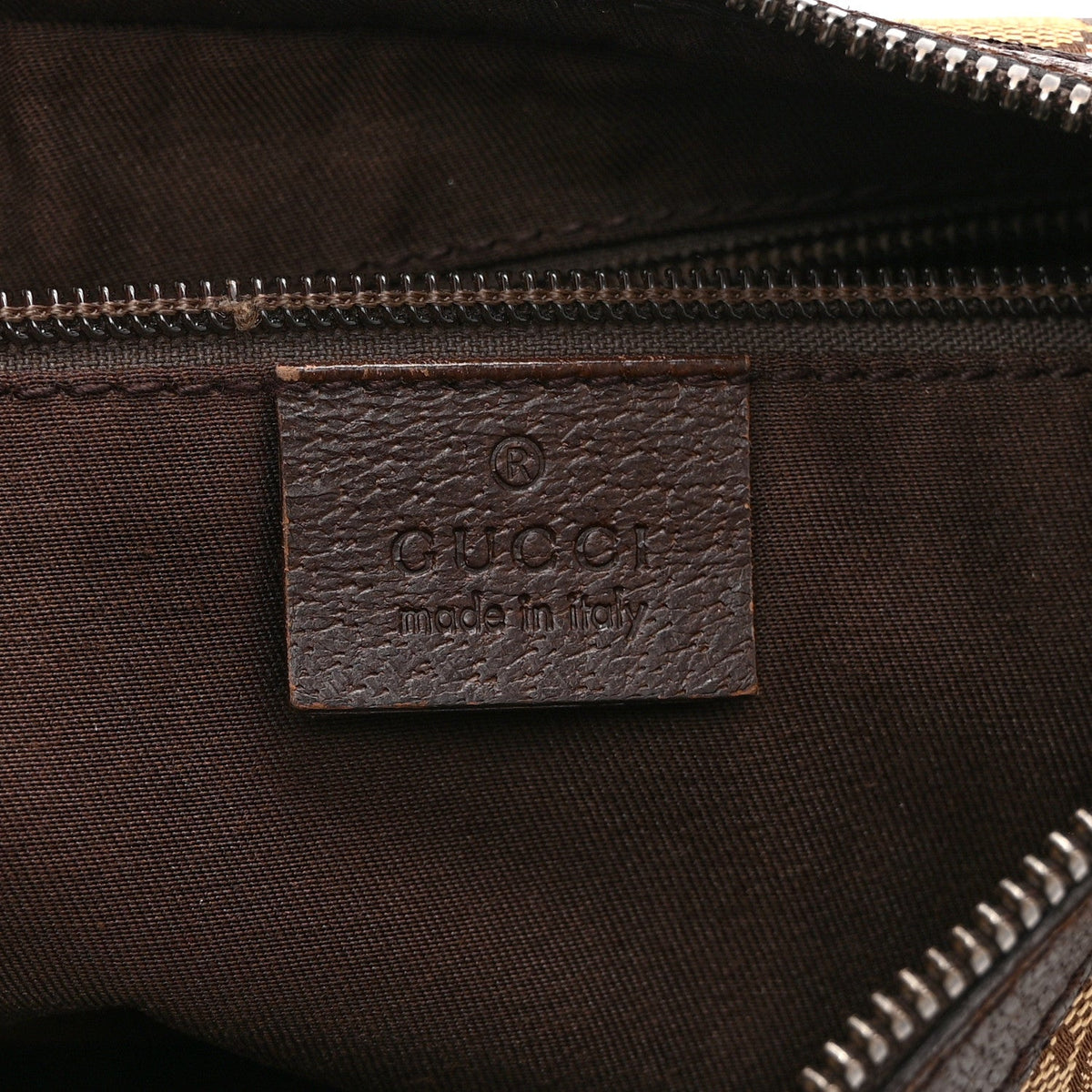 Monogram Medium Half Moon Hobo Dark Brown