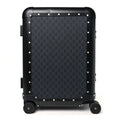 Aluminum GG Supreme Monogram Porter Cabin Plus Trolley Black
