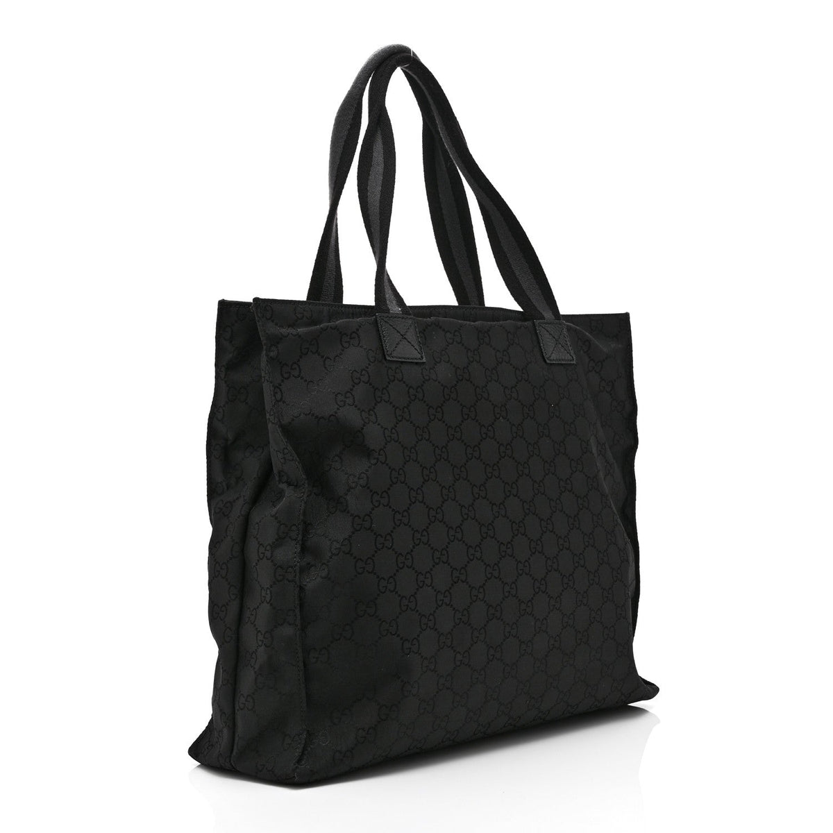 Nylon Monogram Tote Black