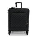 GG Supreme Monogram Azalea Calfskin Retro Interlocking G Small Savoy Cabin Trolley Beige Ebony Brown Sugar