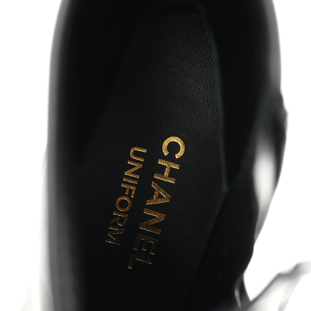 Lambskin Ankle Boots 38 Black
