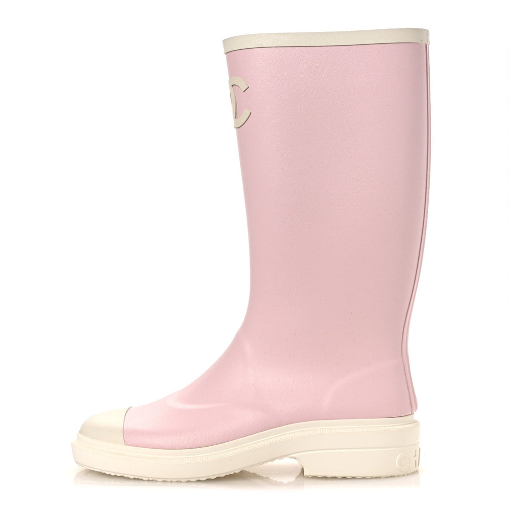 Caoutchouk CC High Boots 37 Rose
