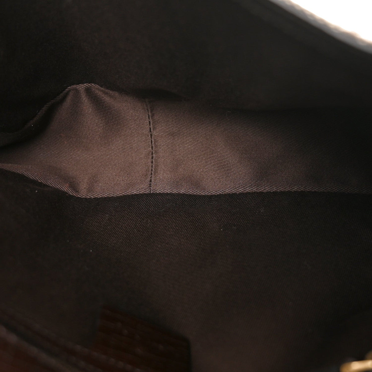 Monogram Horsebit Chain Flap Shoulder Bag Brown
