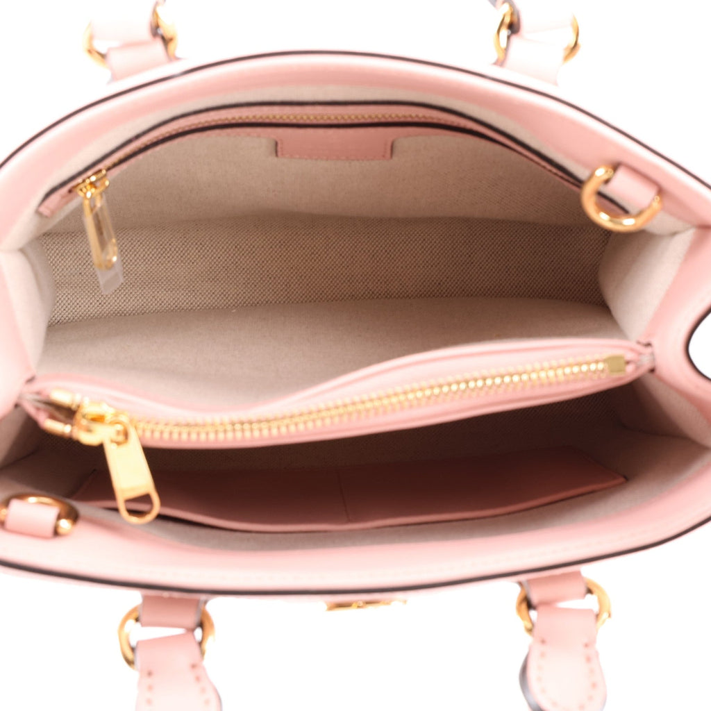 Calfskin GG Matelasse Mini Top Handle Bag Perfect Pink