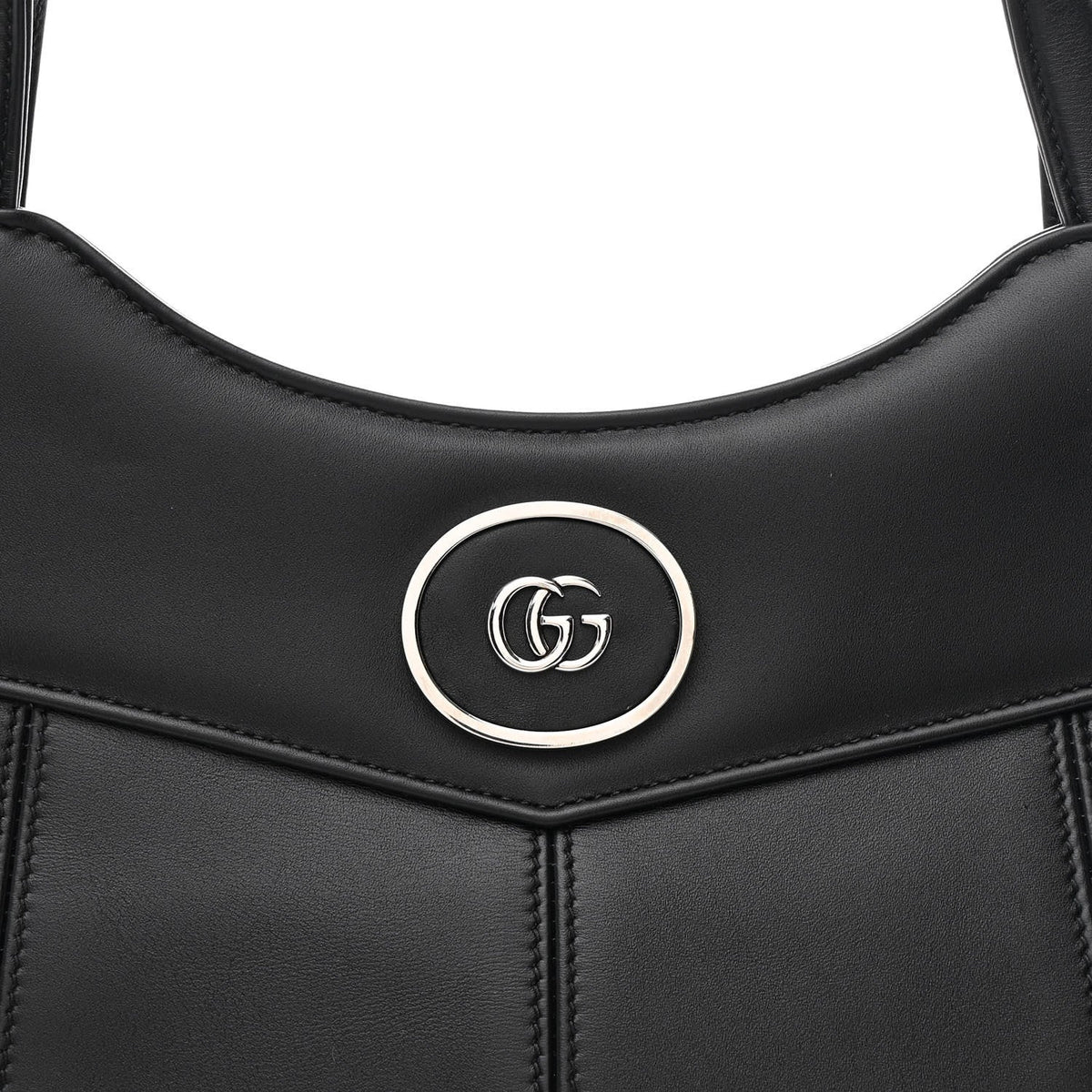 Calfskin Petite GG Medium Tote Bag Black