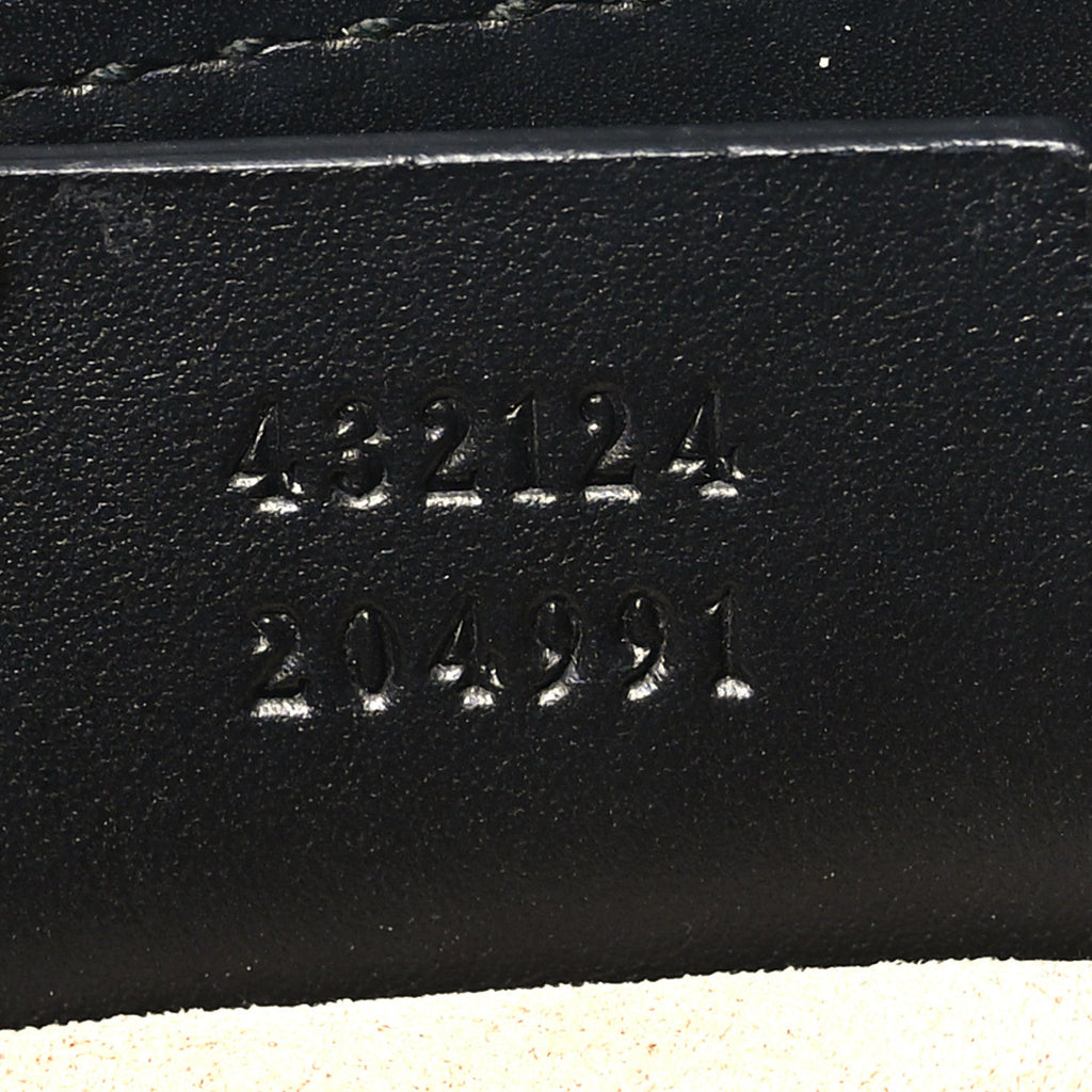Guccissima Small Zippered Bucket Tote Black