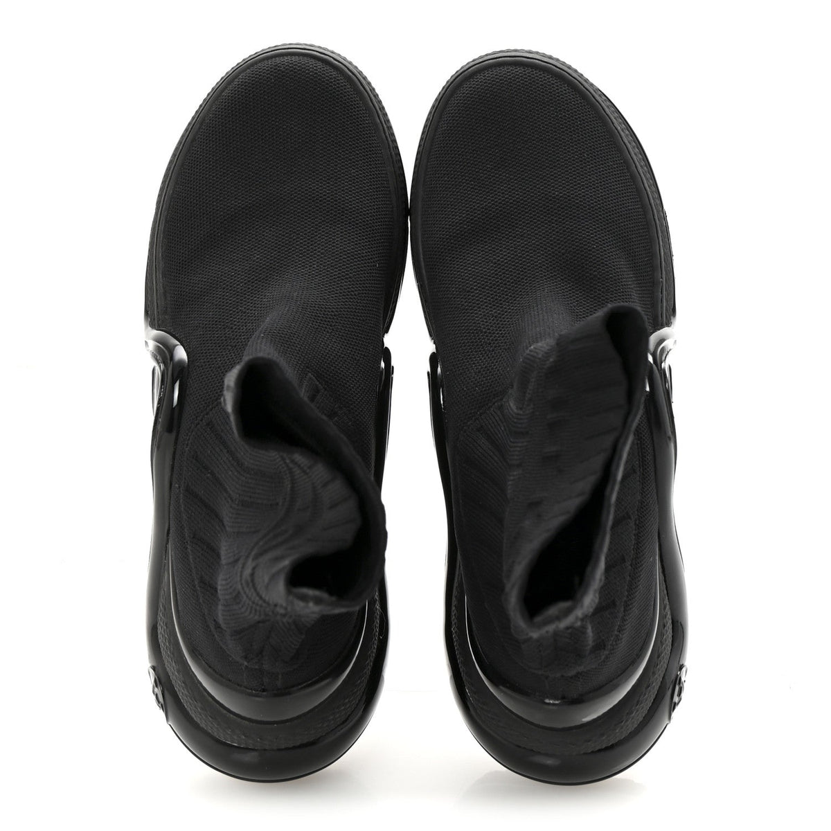 Stretch Textile Patent LV Archlight Sneaker Boots 35 Black