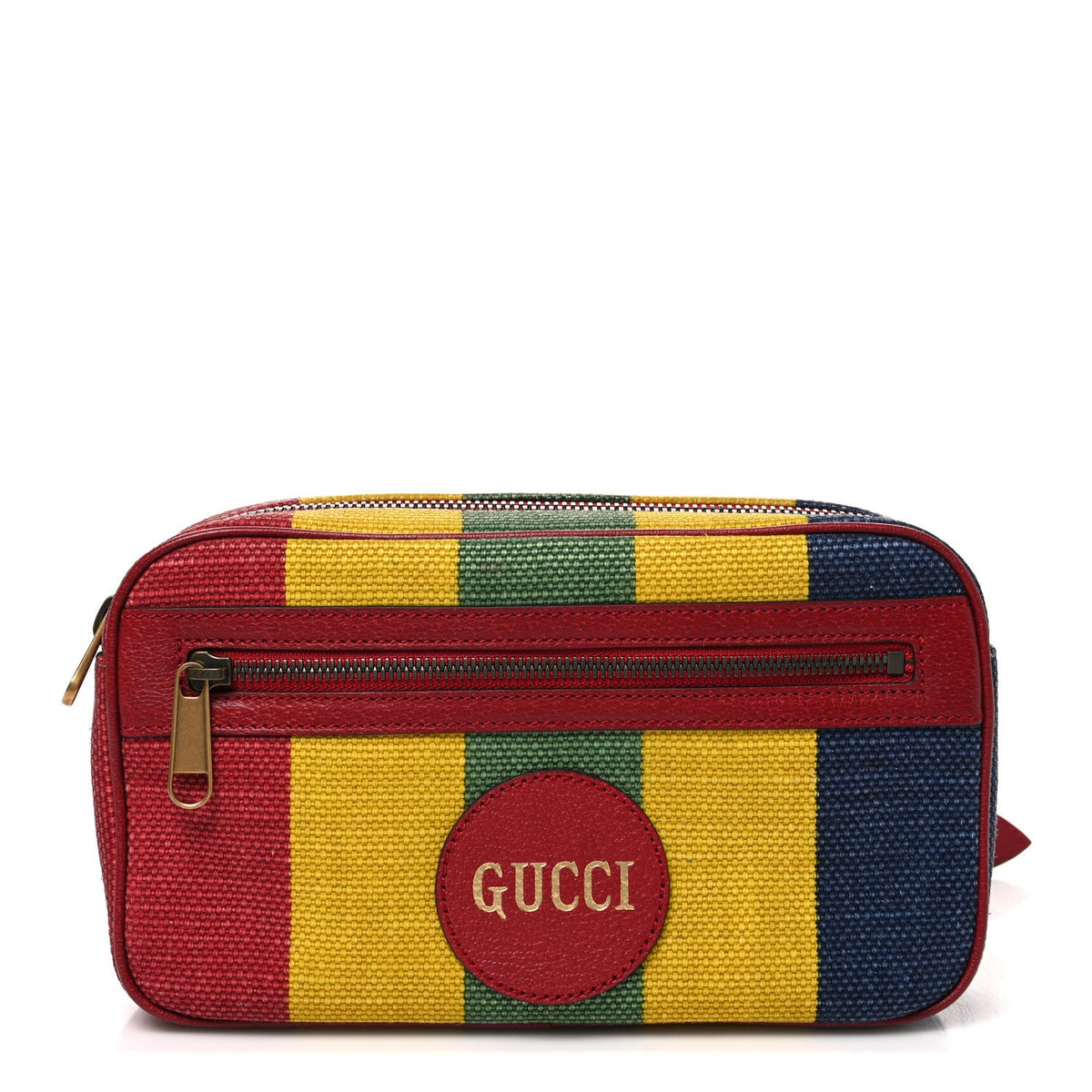 Canvas Marley Stripe Script Logo Gucci 100 Belt Bag 80 32 Multicolor