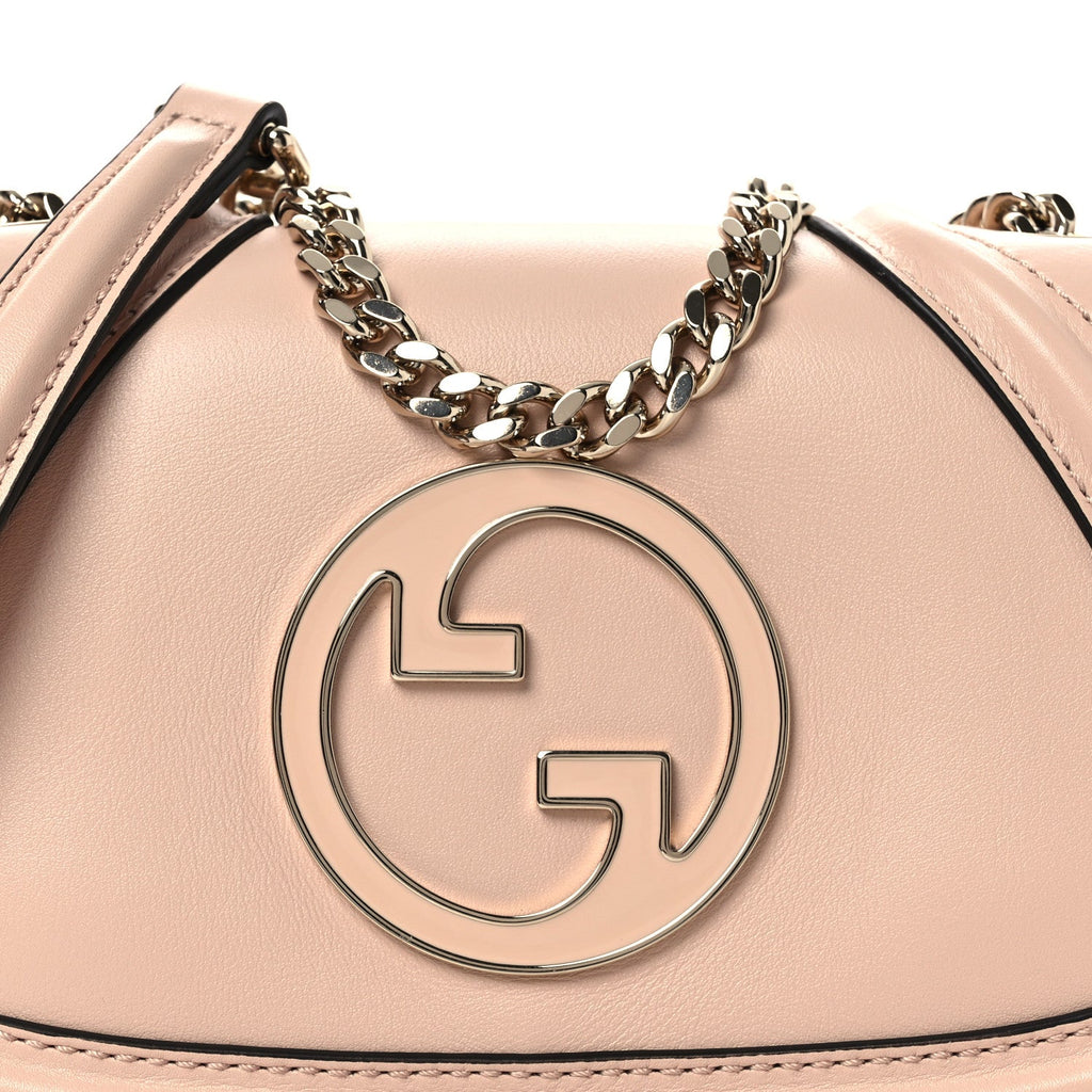 Calfskin Blondie Small Shoulder Bag Skin Rose