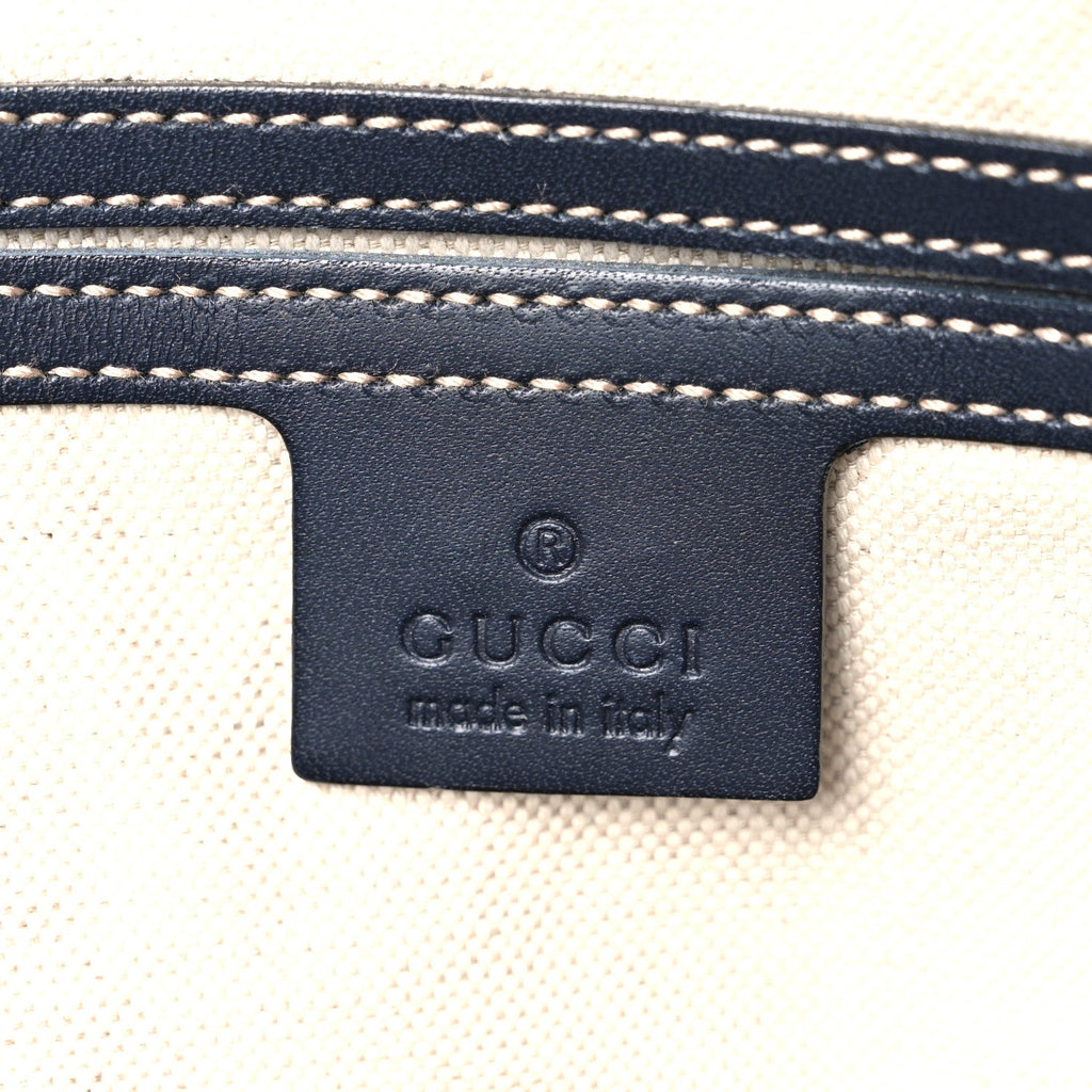 GG Plus Monogram Joy Vertical Tote Navy