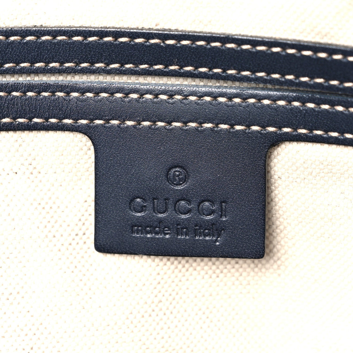 GG Plus Monogram Joy Vertical Tote Navy