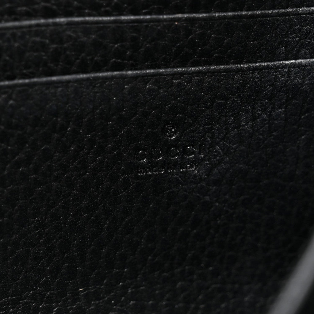 Calfskin Mini Dionysus Chain Wallet Black