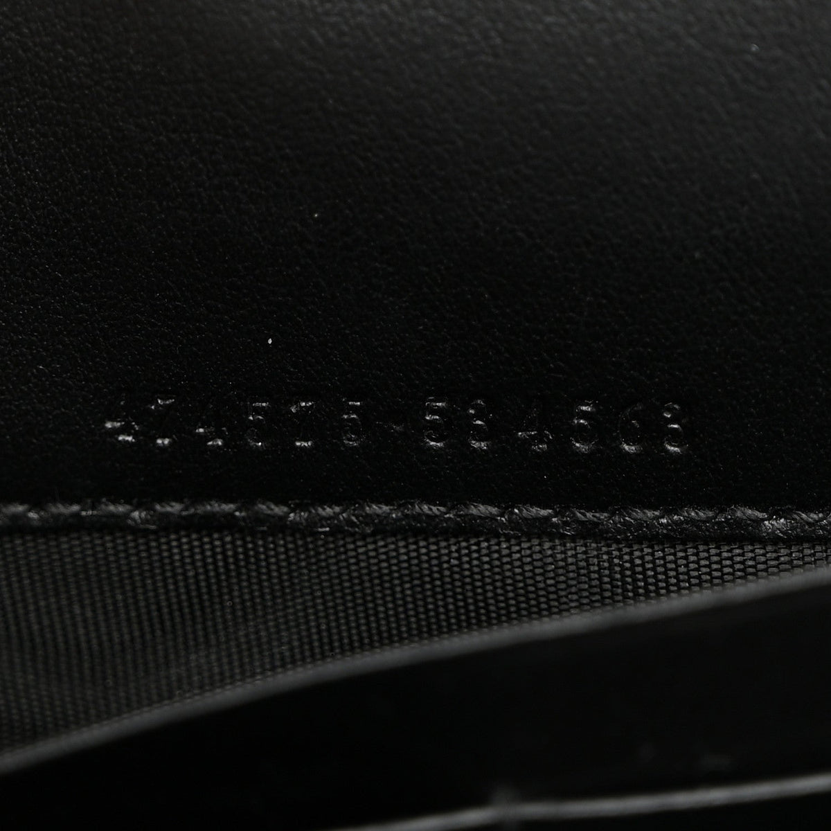 Calfskin Matelasse Aria GG Marmont Chain Wallet Black