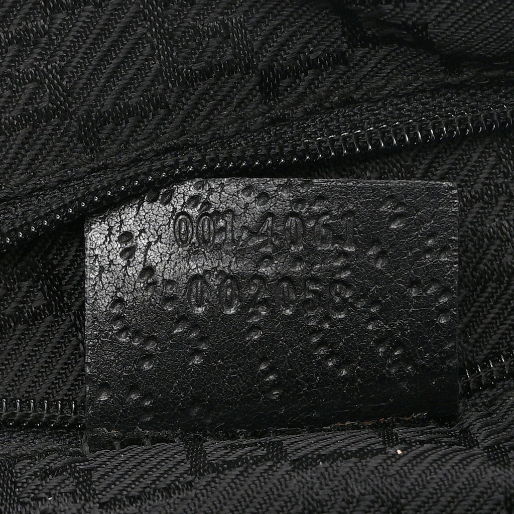 Canvas Small Jackie O Hobo Black