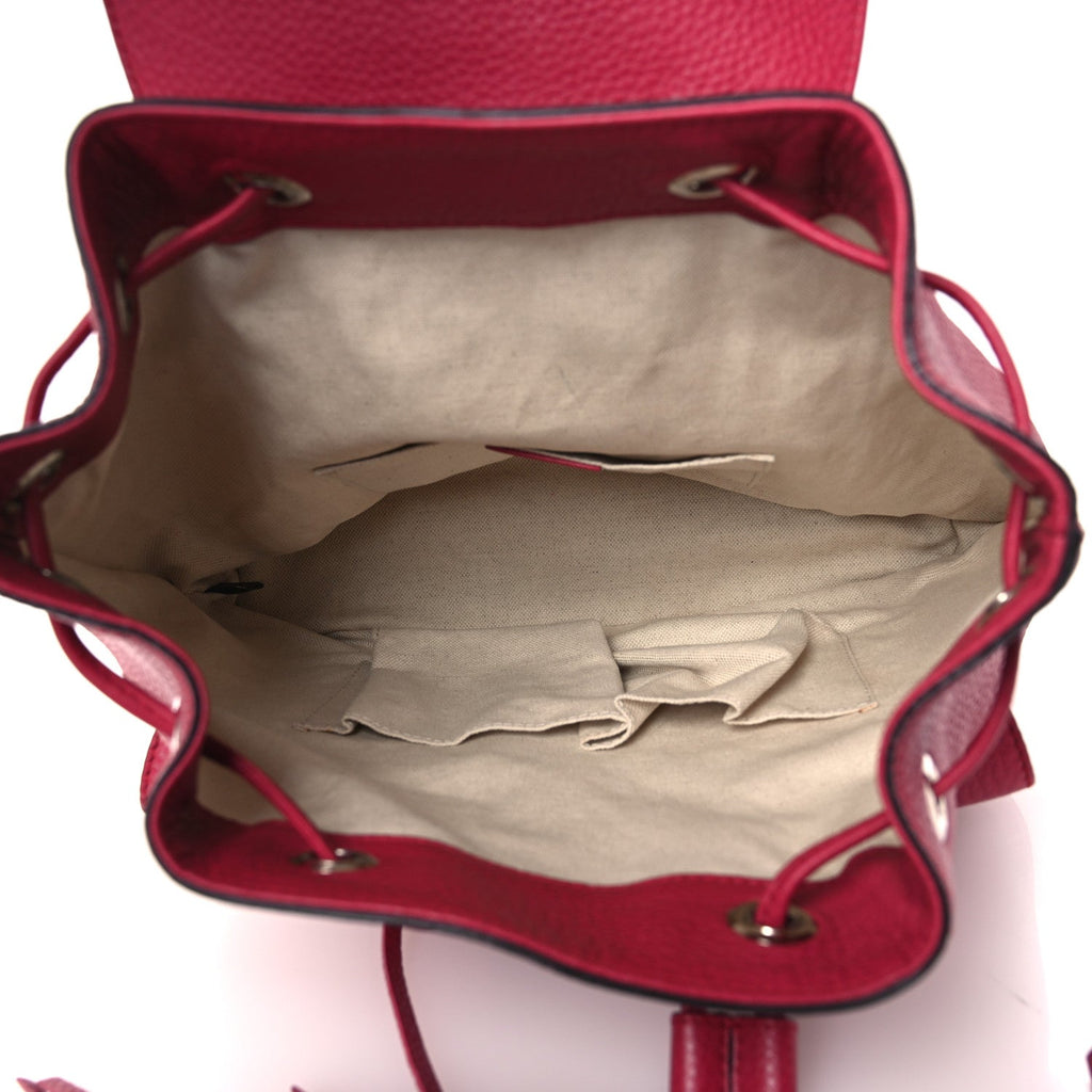 Cellarius Calfskin Medium Bamboo Backpack Petunia