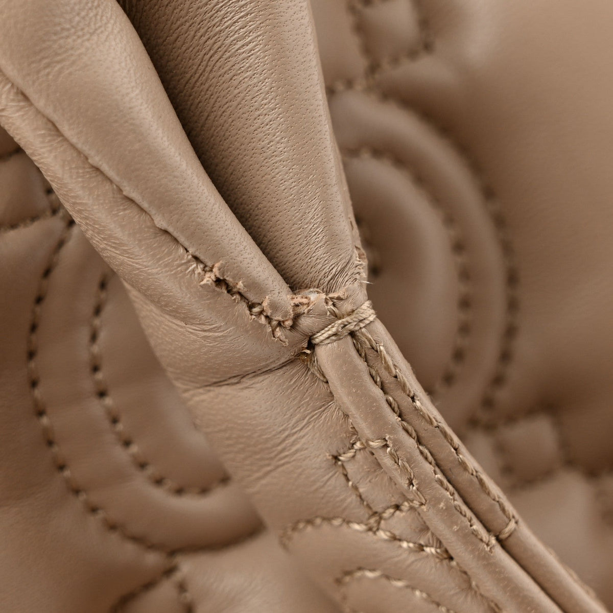 Calfskin GG Matelasse Large Tote  Beige