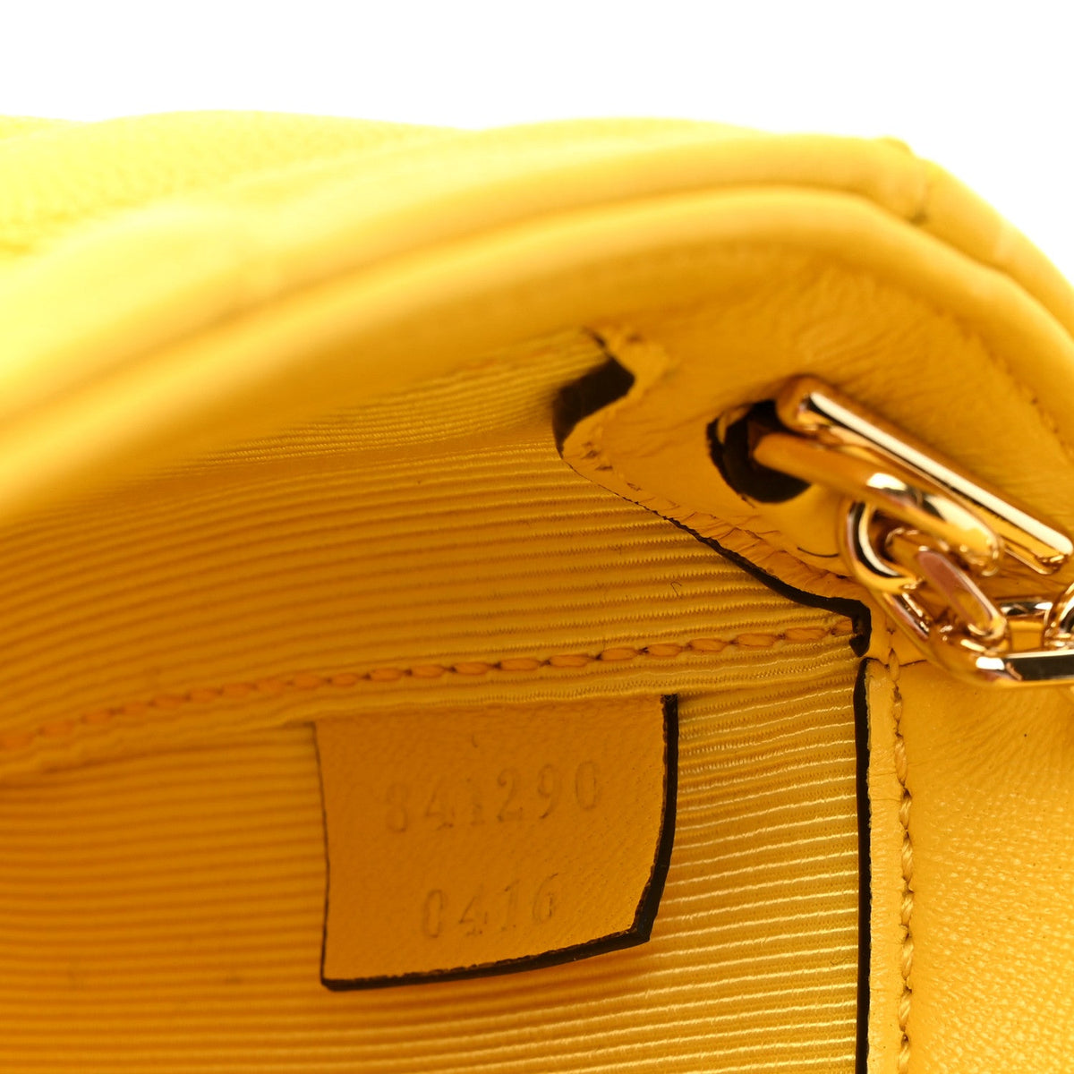 Lambskin Matelasse Mini GG Marmont Shoulder Bag Yellow
