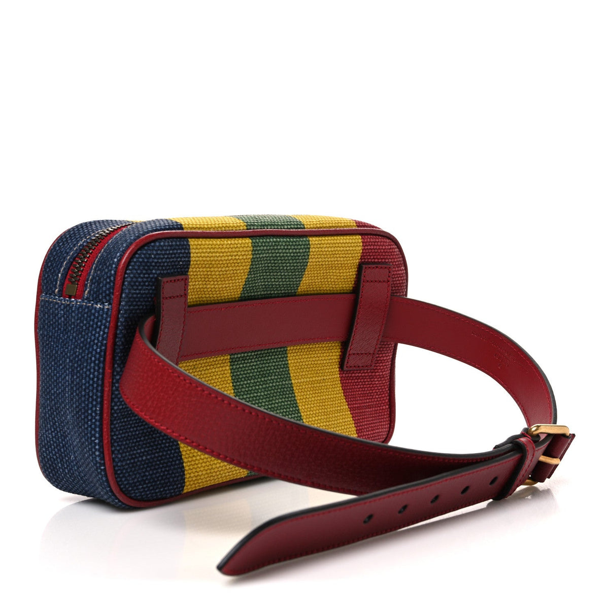 Canvas Marley Stripe Script Logo Gucci 100 Belt Bag 80 32 Multicolor