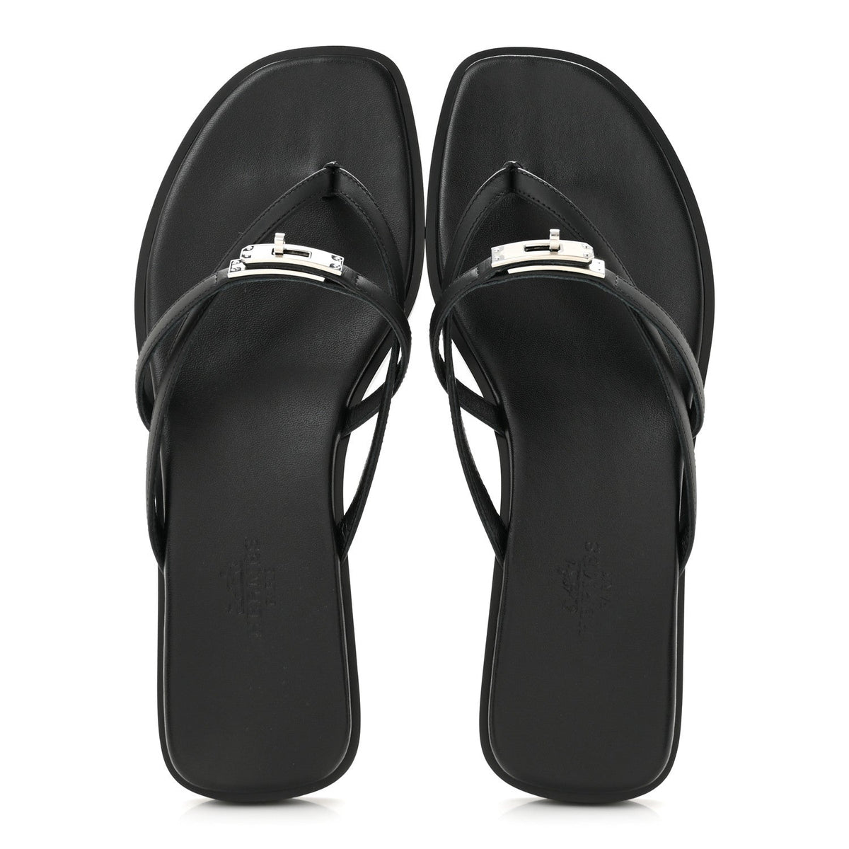 Calfskin Miss Sandals 37 Black