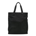 Nylon Monogram Vertical Tote Black