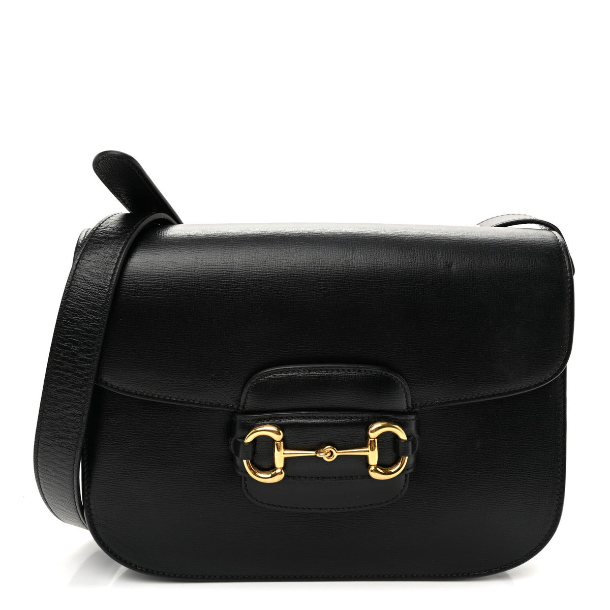 Azalea Calfskin Horsebit 1955 Shoulder Bag Black