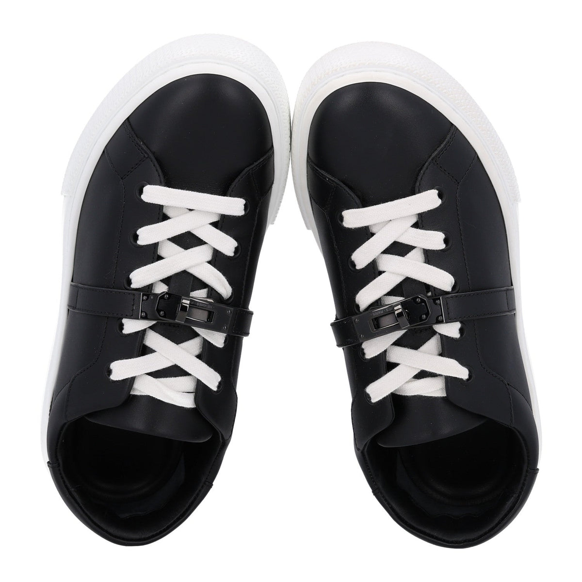 Calfskin Day Sneakers 37 Black
