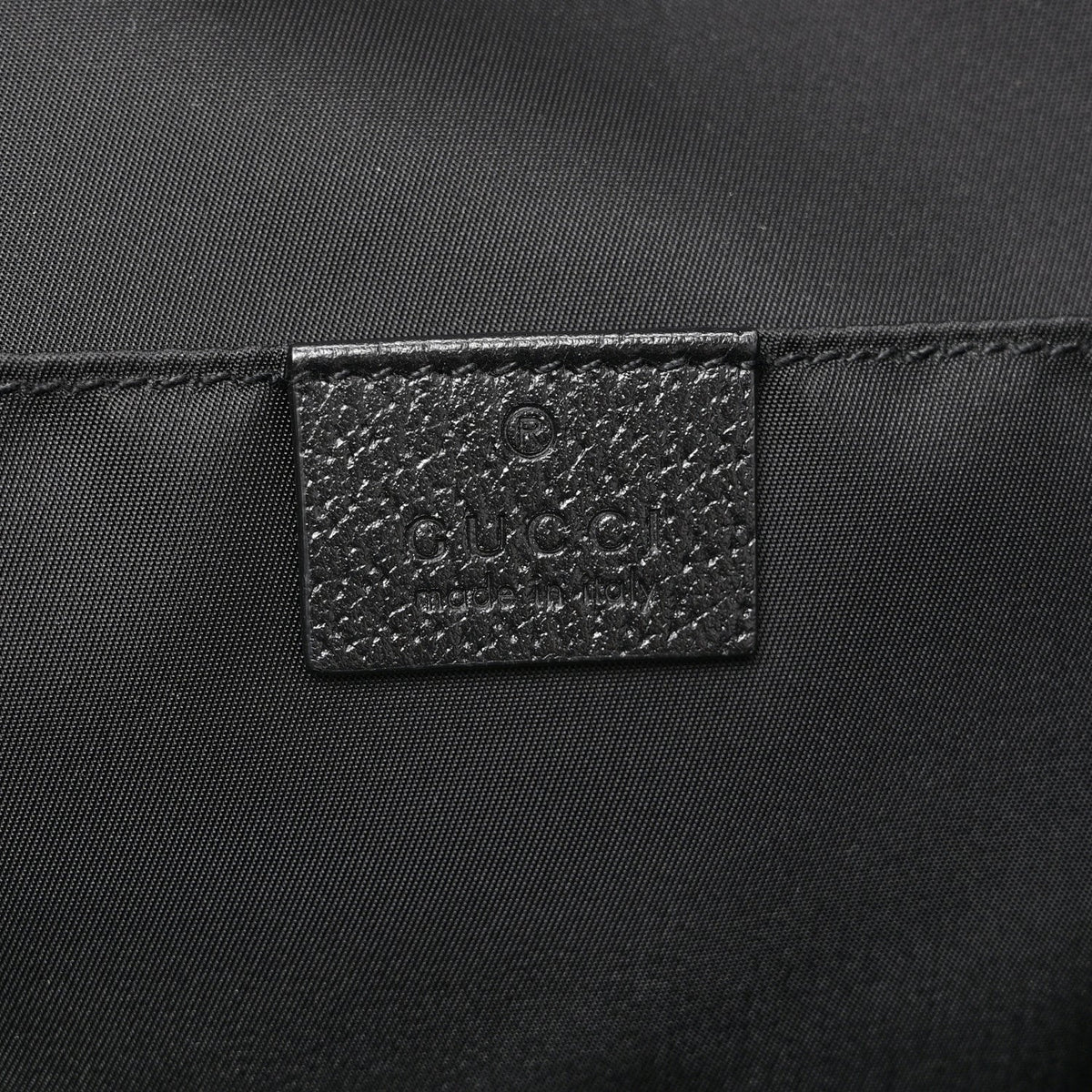 Econyl Nylon Monogram Off The Grid Drawstring Bucket Backpack Black