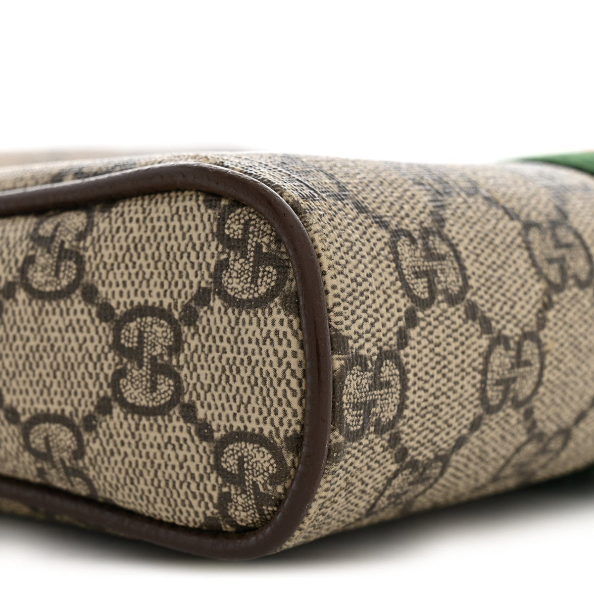 GG Supreme Monogram Web Small Ophidia Messenger Bag Brown