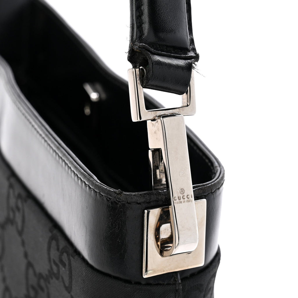 Nylon Monogram Tote Bag Black