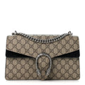 GG Supreme Monogram Small Dionysus Shoulder Bag Black