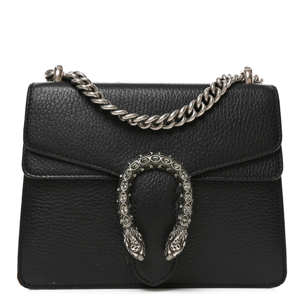 Calfskin Mini Dionysus Shoulder Bag Black