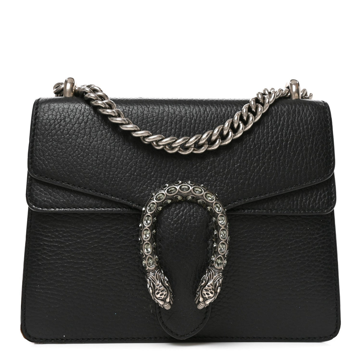 Calfskin Mini Dionysus Shoulder Bag Black