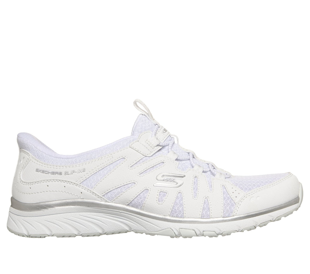 Skechers Slip-ins: Gratis Sport - Tranquil, WHITE / SILVER