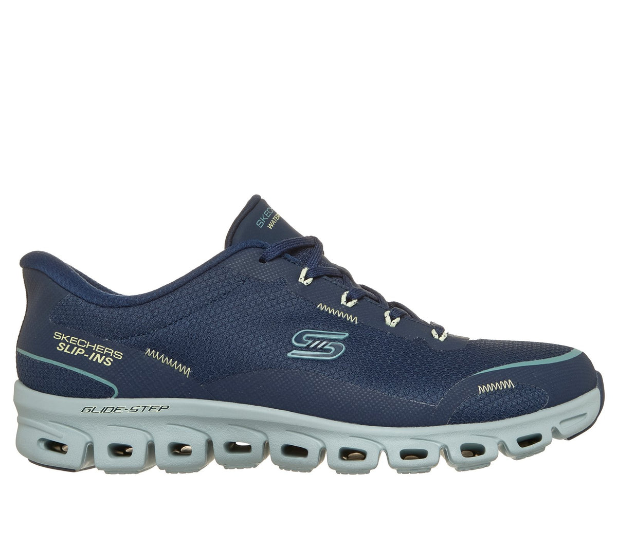 Skechers Slip-ins Waterproof: Glide-Step - Drizzle, NAVY