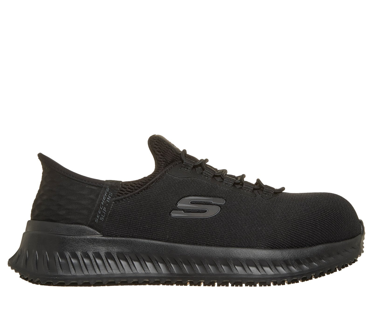 Skechers Slip-ins Work: Tilido - Ombray, BLACK
