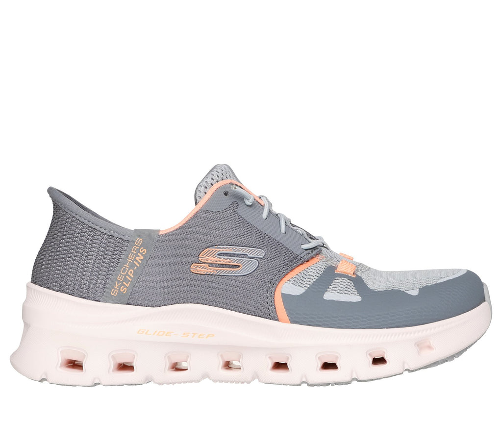 Skechers Slip-ins Work Slip-Resistant: Glide-Step Pro - Edrura, GRAY / ORANGE