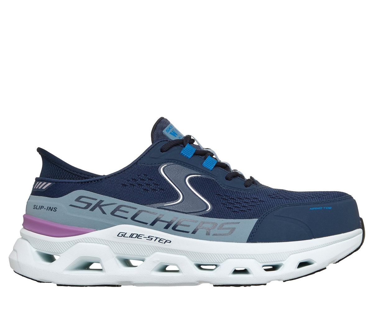 Skechers Slip-ins Work Slip-Resistant: Glide-Step Altus, NAVY / BLUE