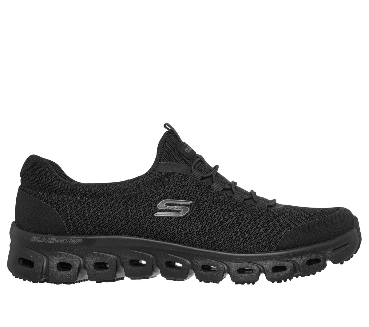 Work Slip-Resistant: Glide-Step, BLACK