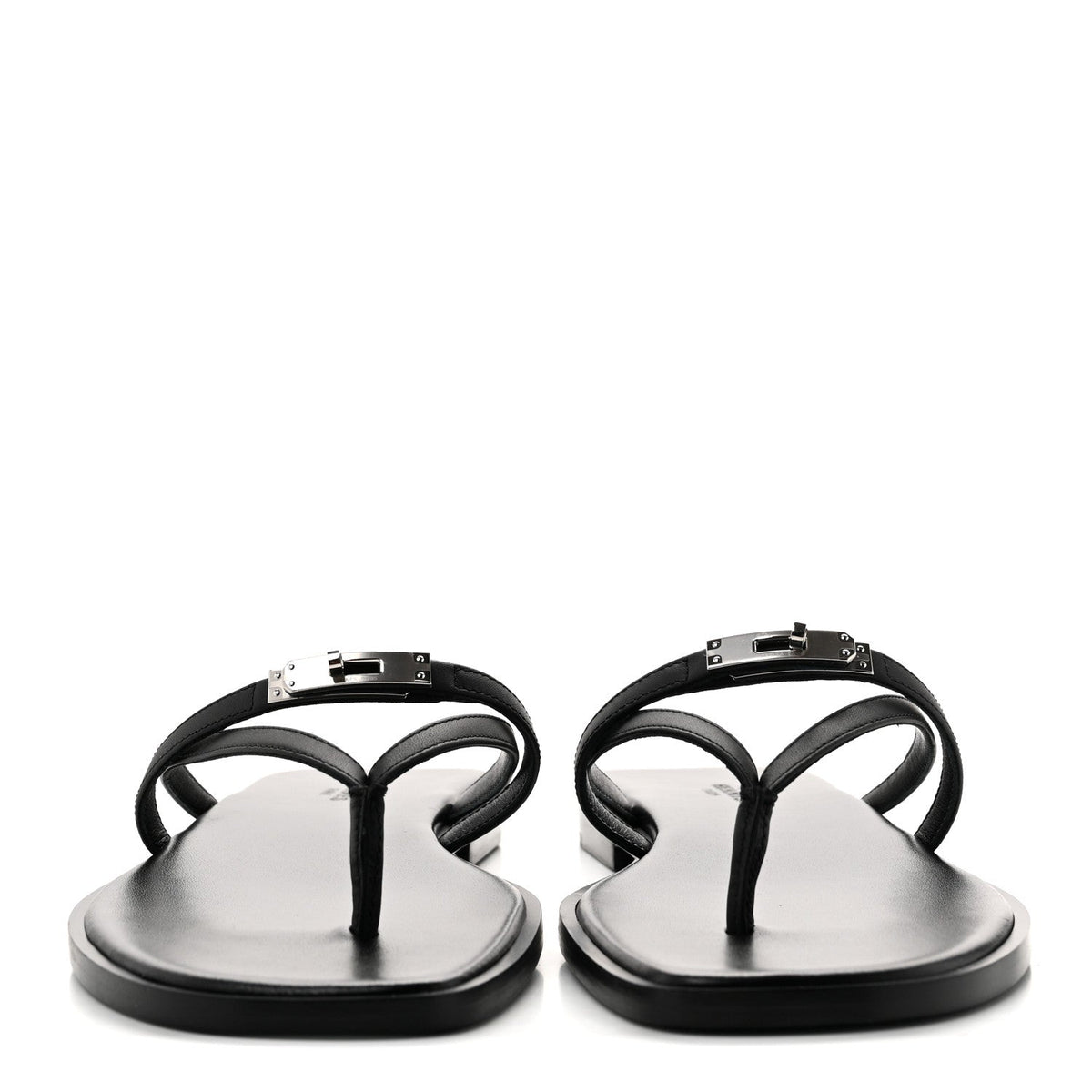 Calfskin Miss Sandals 39 Black