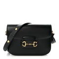 Azalea Calfskin Horsebit 1955 Shoulder Bag Black